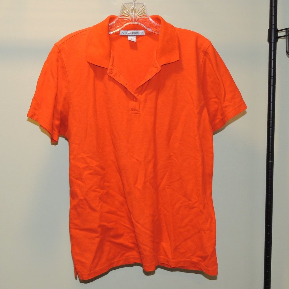 Port Authority Orange Polo Large